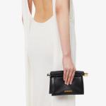 Клатч la pochette rond carre Jacquemus, черный - фото 2