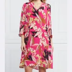 Платье с добавлением шелка Marc Cain, красный - фото