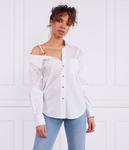 Рубашка женская Blugirl с открытым плечом, белый - фото 3