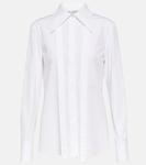 Хлопковая рубашка VALENTINO, белый - фото