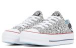 Кеды Chuck Taylor All Star Chiara Ferragni X Women's Converse Lift Ox 'Silver Red' Women's - фото 3
