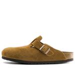 Кроссовки Birkenstock Boston Soft Footbed Regular 'Suede Mink' - фото
