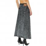 Джинсовая длинная юбка женская серая DIESEL - фото 5