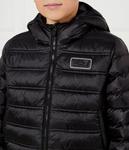 Куртка детская Ea7 стеганая, черный - фото 4