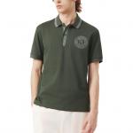 LACOSTE Polo Shirt Men's HCF/Stone Black Green - фото 3