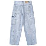 Джинсы унисекс MIND ERROR, Мытый черный - фото 2