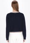 Кардиган DreiMaster Cardigan, Navy Offwhite Wine Red/Blue - фото 3