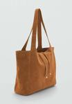 Сумка-шоппер Mango Tote bag, Brown - фото 5