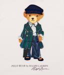 Лонгслив детский Polo Ralph Lauren с принтом медведя, белый - фото 3