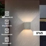 Настенный светильник ZMH, серый - фото