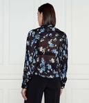 Блуза женская Guess Jeans с цветочным рисунком, черный - фото 3