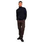 Свитер Jack & Jones Classic Waffle Roll Neck, черный - фото 4