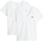 Рубашка LEVI'S  Perfect V-Neck Tee (2-Pack), белый - фото
