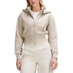 Пуховая флисовая куртка Lululemon, цвет экрю/костяной - фото