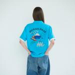 Футболка унисекс синяя HUMAN MADE SS24 - фото 5