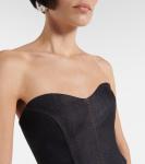 Джинсовый топ-бюстье hyn Aya Muse, синий - фото 4