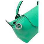 Кожаная мини-сумка с тисненым логотипом LONGCHAMP - фото 3