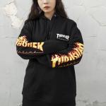 Свитшот Japan Version Unisex черный желтый Fire Thrasher - фото 4