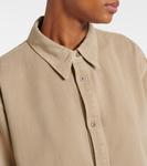 Джинсовая рубашка Lemaire, Natural Beige - фото 4