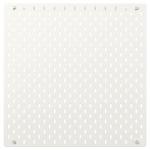 Перфорированная панель, белая, 56x56 см IKEA Skådis - фото 2