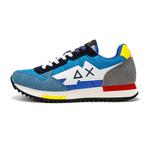 Кроссовки SUN68 Lifestyle Shoes Men Low-top Medium Blue/yellow, синий - фото