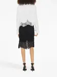 Юбка-карандаш в технике макраме BURBERRY, черный - фото 4