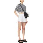 Укороченный топ женский черный Miu Miu - фото 2