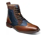 Ботинки Wingtip Finnegan Stacy Adams, Navy/Cognac - фото