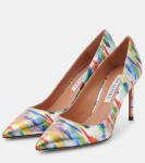 Кожаные туфли Purist 85 Aquazzura, Rainbow - фото 4