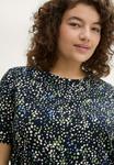 Футболка TOM TAILOR PLUS SIZE, Multicolor Navy Dot Structure/Dark Blue - фото 4
