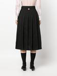 Thom Browne плиссированная юбка с завышенной талией, черный - фото 4