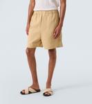 Вышитые шорты Commas, серо-коричневый - фото 3