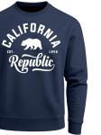 Neverless Свитшот 'California' в цвете Navy - фото 6