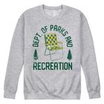 Мужской свитшот с рисунком Dept Of Parks Recreation Licensed Character - фото