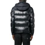 Пуховик мужской черный Moncler - фото 4