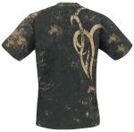 Футболка Outer Vision Marble Tattoo, черный - фото 2