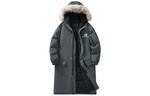 LA'T.WEEKEND Пуховик Unisex, Dark Gray (Raccoon Dog Fur Collar Style-FM230) - фото