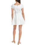 Мини-платье Amanda Uprichard Harper, белый - фото 2