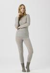 Топ TWO SOON Long sleeved top, Grey Melange/Grey - фото