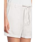 Шорты Madewell Utility E Back Shorts - 100% Linen, Salt - фото 4