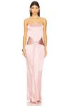 X revolve вечернее платье abelina Michael Costello, rose - фото