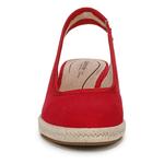 Туфли на танкетке Kayden espadrille wedge Lifestride, fire red fabric - фото 3
