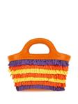 Сумка-шоппер Marni Tropicalia, оранжевый - фото 2