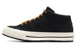 Кеды Converse One Star Series Canvas Shoes Unisex Mid-Top Black Yellow - фото