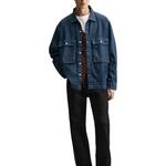 Футболка мужская сине-зеленая ZARA - фото 4