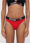 Трусы Moschino Underwear BRAZILIAN BRIEF 3 PACK, Red/White/Black/Red - фото 4