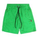 Шорты BAPE Ape Head One Point Beach Shorts, Green - фото