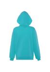 Толстовка с капюшоном на молнии NALLY, цвет Cyan blue - фото 2
