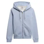 Толстовка Superdry Essential Logo full zip, синий - фото