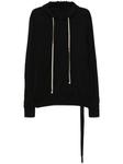 Толстовка с капюшоном Rick Owens DRKSHDW из хлопка, черный - фото